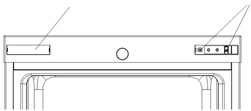 INDESIT SIAA55 - Inversion de la porte pivotante - 7