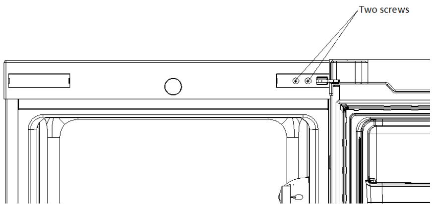 INDESIT SIAA55 - Reversing the Door Swing - 2