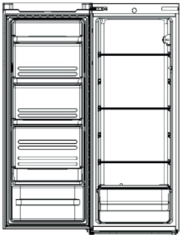INDESIT SIAA55 - Reversere dørsvingen - 8