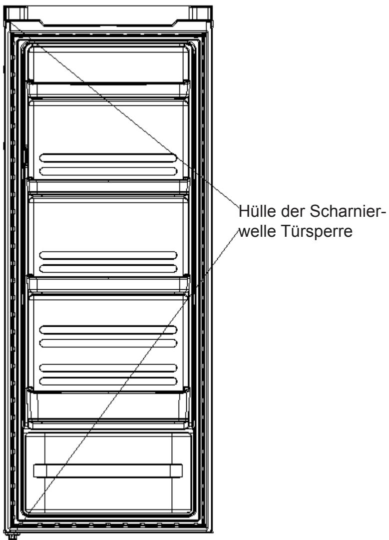 INDESIT SIAA55 - Den Turanschlag umkehren - 3