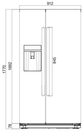 GORENJE NRS9182CBBK - Előkészületek a telepítéshez - 3