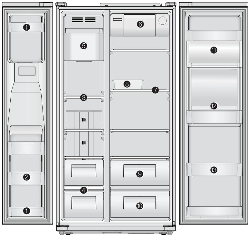 GORENJE NRS9182CBBK - Využitie vnútorných častí - 1