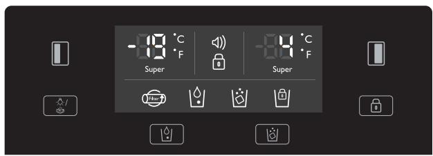 GORENJE NRS9182CBBK - Upravljalna plošča - 1