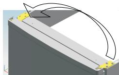 INDESIT CTAA55NFW - Refrigerator-freezer door install guidelines about swapping left&right - 10