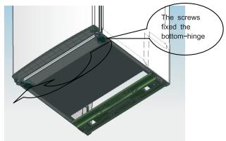 INDESIT CTAA55NFW - Refrigerator-freezer door install guidelines about swapping left&right - 5