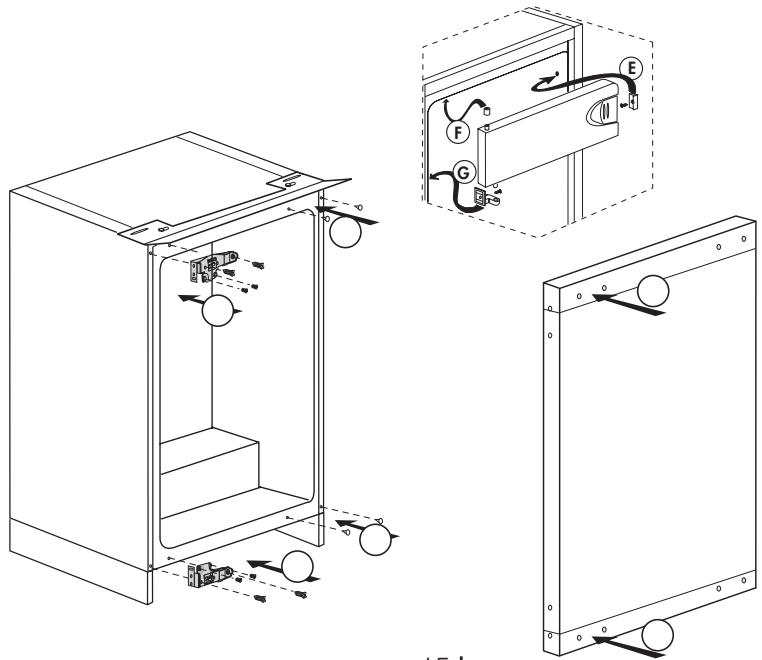 BEKO BU1153HCN - Durvju ievietošana otrādi - 2