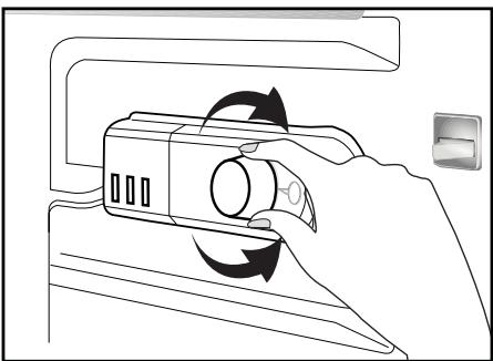 BEKO BU1153HCN - Botón de ajuste del termostato - 1
