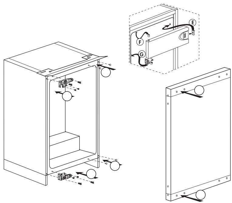 BEKO BU1153HCN - Inversione degli sportelli - 2