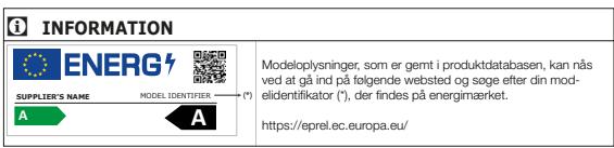 BEKO BU1153HCN - Symboler og deres beskrivelse - 1