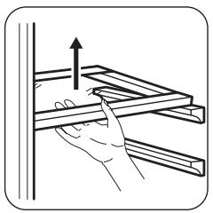 ZANUSSI ZUA12420SA - Flytbare hylder - 1