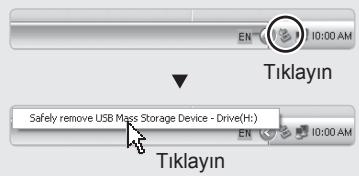 SAMSUNG VLUU NV100HD - Güvenli bir sekilde cikarmak icin (Windows XP) - 1