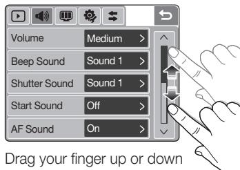 SAMSUNG VLUU NV100HD - Use the touch screen - 4