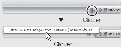 SAMSUNG VLUU NV100HD - DÉCONNECTER l'appareil en toute sécurité (pour windows XP) - 1