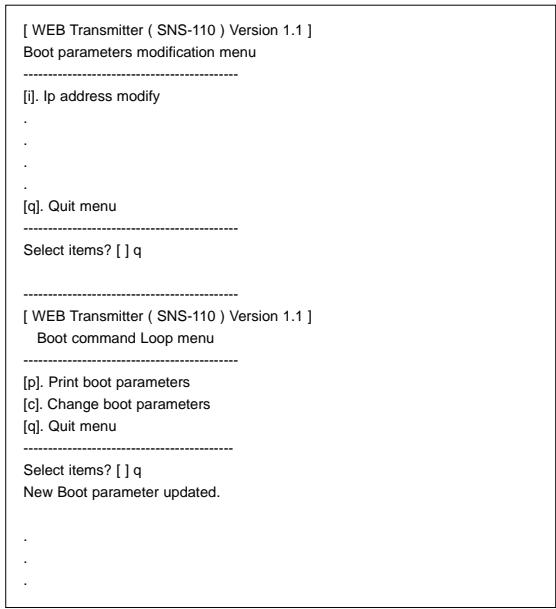 SAMSUNG SNS-110P - Enregister les informations sur l'IP par le serveur d'administration - 1