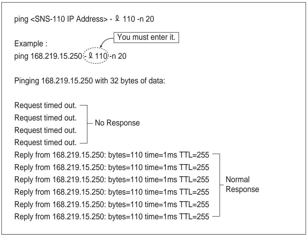 SAMSUNG SNS-110P - Setting In Ethernet (10BaseT/100BaseT) - 1