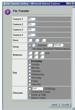 SAMSUNG SNS-110P - Configuration Transfert du fichier - 1