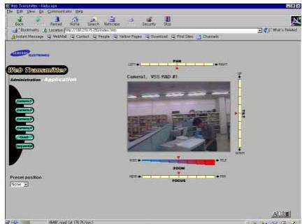 SAMSUNG SNS-110P - Schermo Segnale con Controllore PAN/TILT/ZOOM - 1