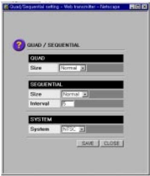 SAMSUNG SNS-110P - Quad/Sequential Set-up - 1