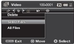 SAMSUNG VP-MX20 - SUPPRESSION DES VIDEOS - 3