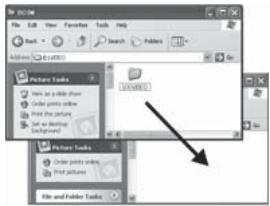 SAMSUNG VP-MX20 - TRANSFERT DE FICHIERS DU CAMESCOPE A MEMOIRE FLASH VERS VOTRE ORDINATEUR - 2