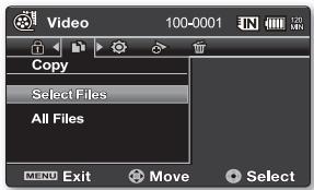 SAMSUNG VP-MX20 - COPIE DES VIDÉOS (VP-MX20C/MX20CH UNIQUEMENT) - 3
