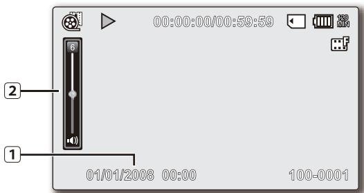 SAMSUNG VP-MX20 - Mode Lecture video : affichage simple - 2
