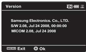 SAMSUNG VP-MX20 - Menu Colour (Couleur menu) - 1