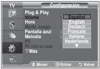 SAMSUNG LE46N86BD - Elección del idioma - 2