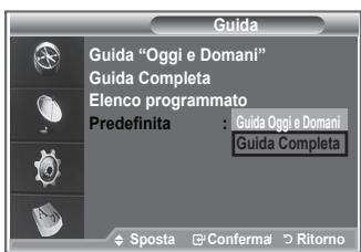 SAMSUNG LE46N86BD - Impostazione della guida Predefinita - 1