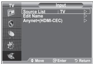 SAMSUNG LE46N86BD - Selecting the Source - 1
