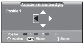 SAMSUNG LE46N86BD - Wanneer de muurbevestiging is gemonteerd, kunt u eenvoudig de positie van uw tv aanpassen. - 3