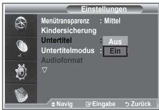 SAMSUNG LE46N86BD - Sie können Untertitel aktivieren und deaktivieren. - 1