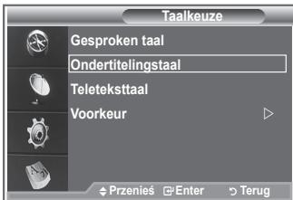 SAMSUNG LE46N86BD - Hiermee geeft u de taalinformatie voor het inkomende signaal weer. - 2