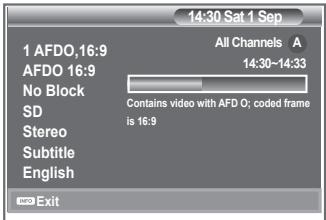 SAMSUNG LE46N86BD - Displaying Programme Information - 3