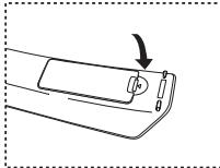 SAMSUNG LE46N86BD - Installing Batteries in the Remote Control - 3