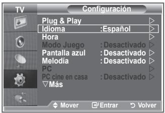 SAMSUNG LE46N86BD - Elección del idioma - 1