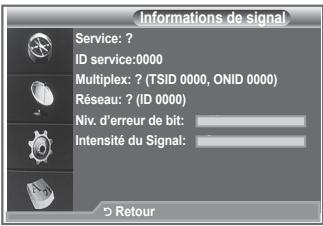 SAMSUNG LE46N86BD - Vous pouvez obtenir des informations relatives à l'état du signal. - 1