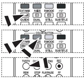 SAMSUNG LE46N86BD - Izbira strani teleteksta s sistemom Fastext - 1