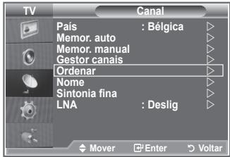 SAMSUNG LE46N86BD - Pode trocar os números de dois canais para: - 1