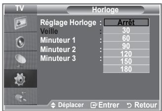 SAMSUNG LE46N86BD - Réglage du minuteur de mise en veille - 2