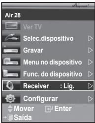 SAMSUNG LE46N86BD - Pode ouvir o som através de um receptor e não pelo altifalante do televisor. - 1