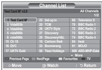 SAMSUNG LE46N86BD - Displaying Programme Information - 1
