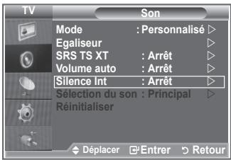 SAMSUNG LE46N86BD - Pour entendre le son par l'intermédiaire de haut-parleurs séparés, désactivez l'amplificateur interne. - 1