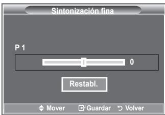 SAMSUNG LE46N86BD - Utilice la sintonización fina para ajustar manualmente un determinado canal a fin de que la recepción sea óptima. - 2