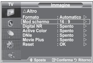 SAMSUNG LE46N86BD - Selezione della modalità schermo - 1