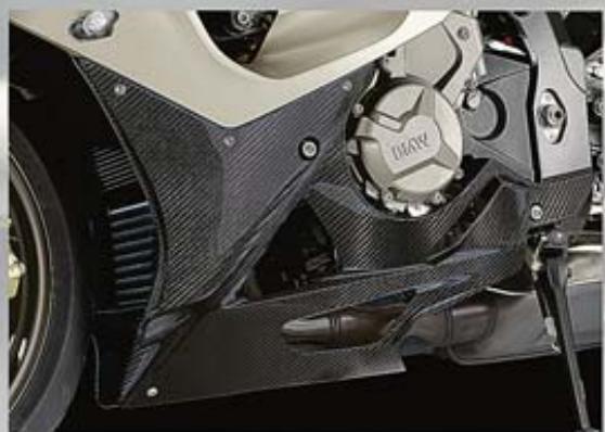 BMW ÉQUIPEMENTS ET ACCESSOIRES MOTO - Garde-boue arrière HP en carbone - 1