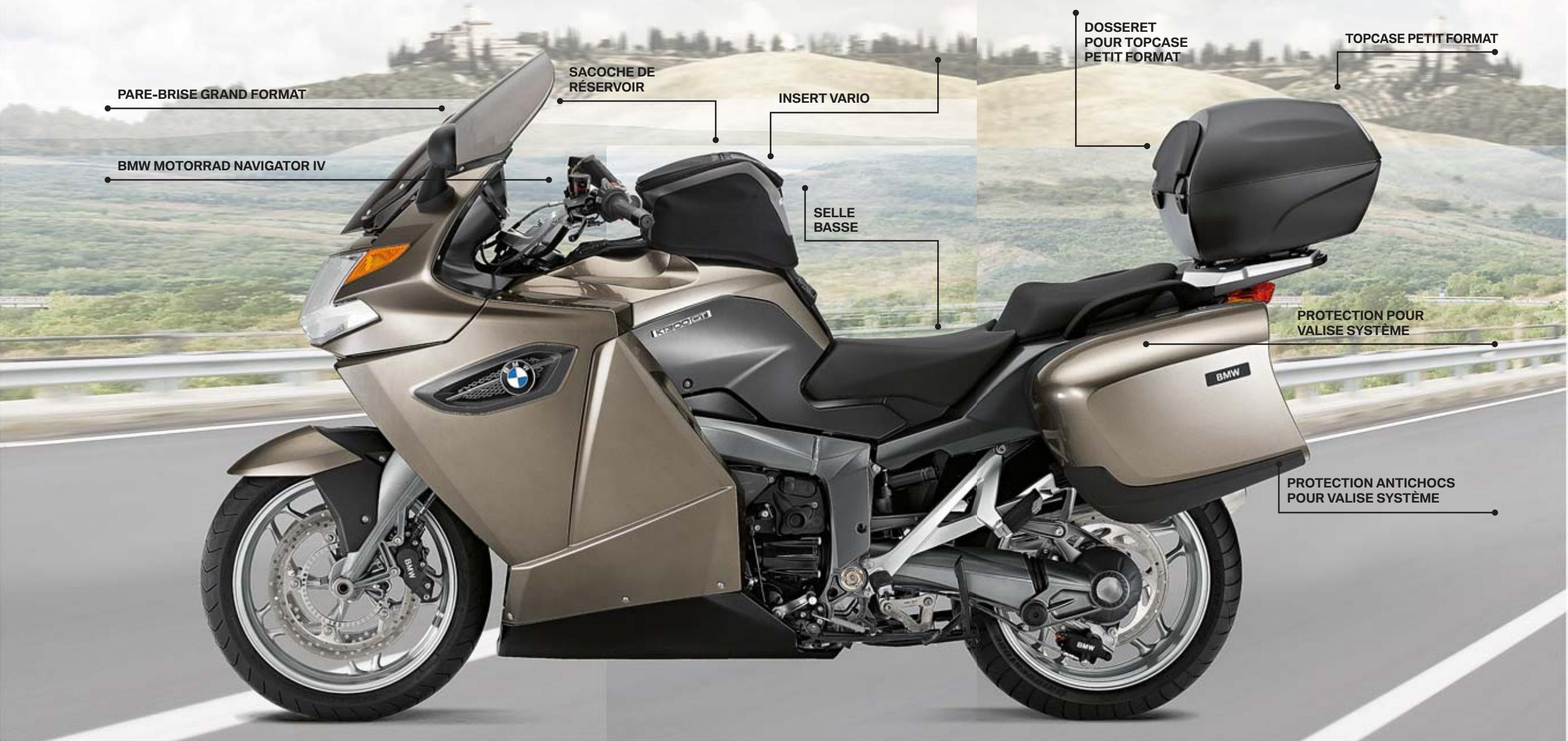 BMW ÉQUIPEMENTS ET ACCESSOIRES MOTO - L'oeil aussi DOIT etre flatté. le DESIGN - 1