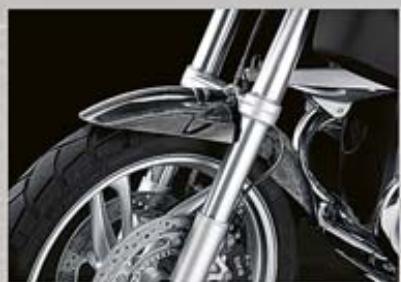 BMW ÉQUIPEMENTS ET ACCESSOIRES MOTO - Garde-boue arrière HP en carbone - 1