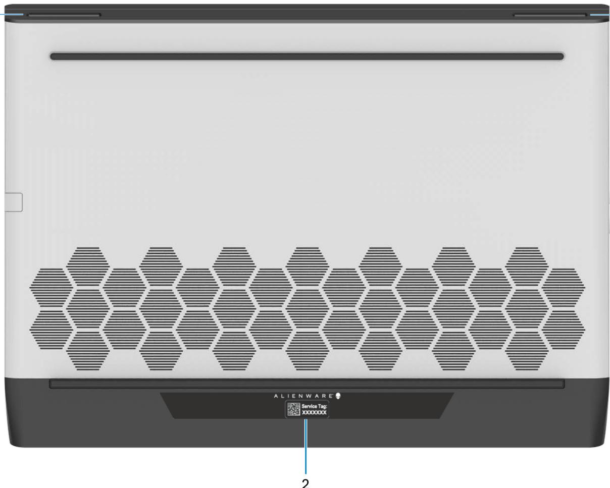 ALIENWARE M17 R2 - Partie inférieure - 1