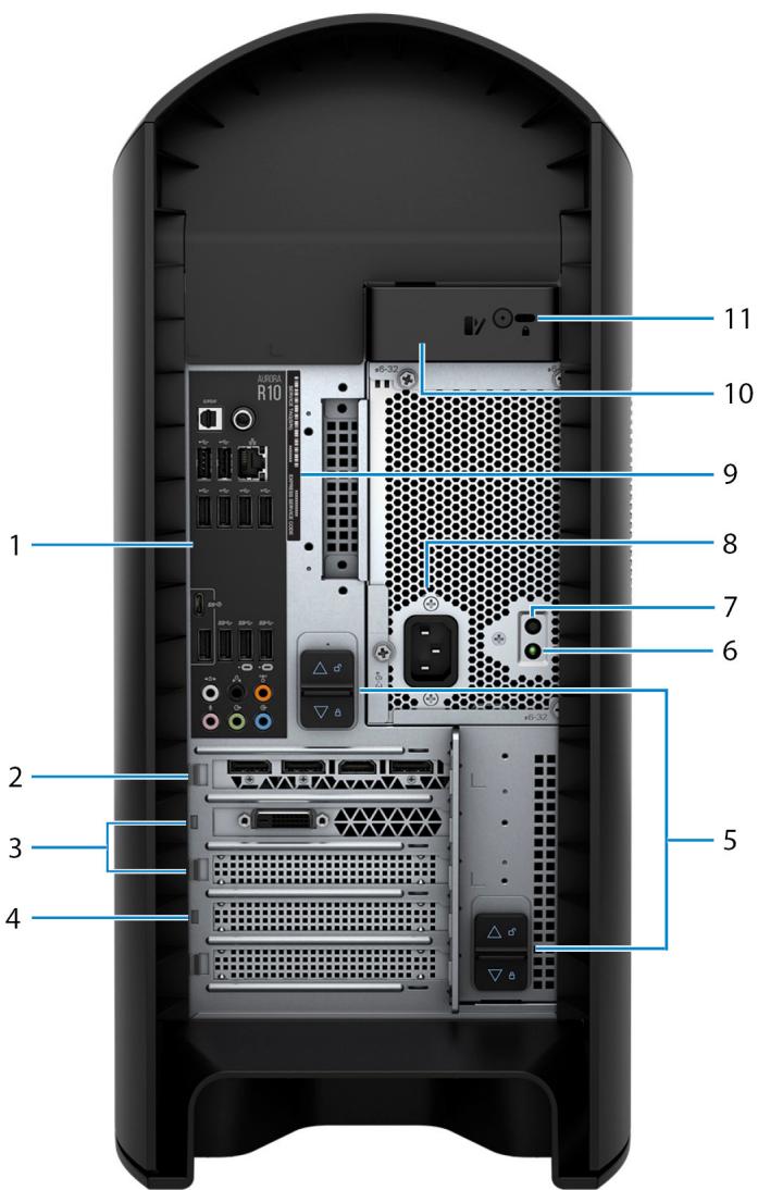 DELL ALIENWARE AURORA R10 AMDRYZEN 7 - Port microPHONE - 1